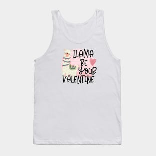 Llama Be Your Valentine Tank Top